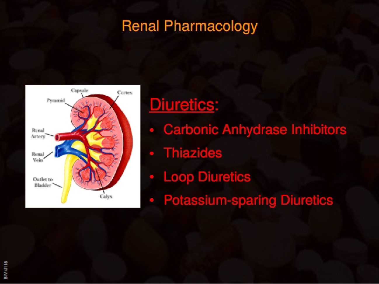 Session 9 Pharmacology Overview