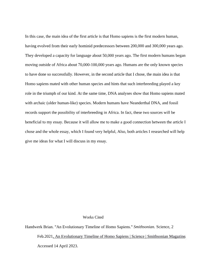 Supporting Source Information for Essay 2