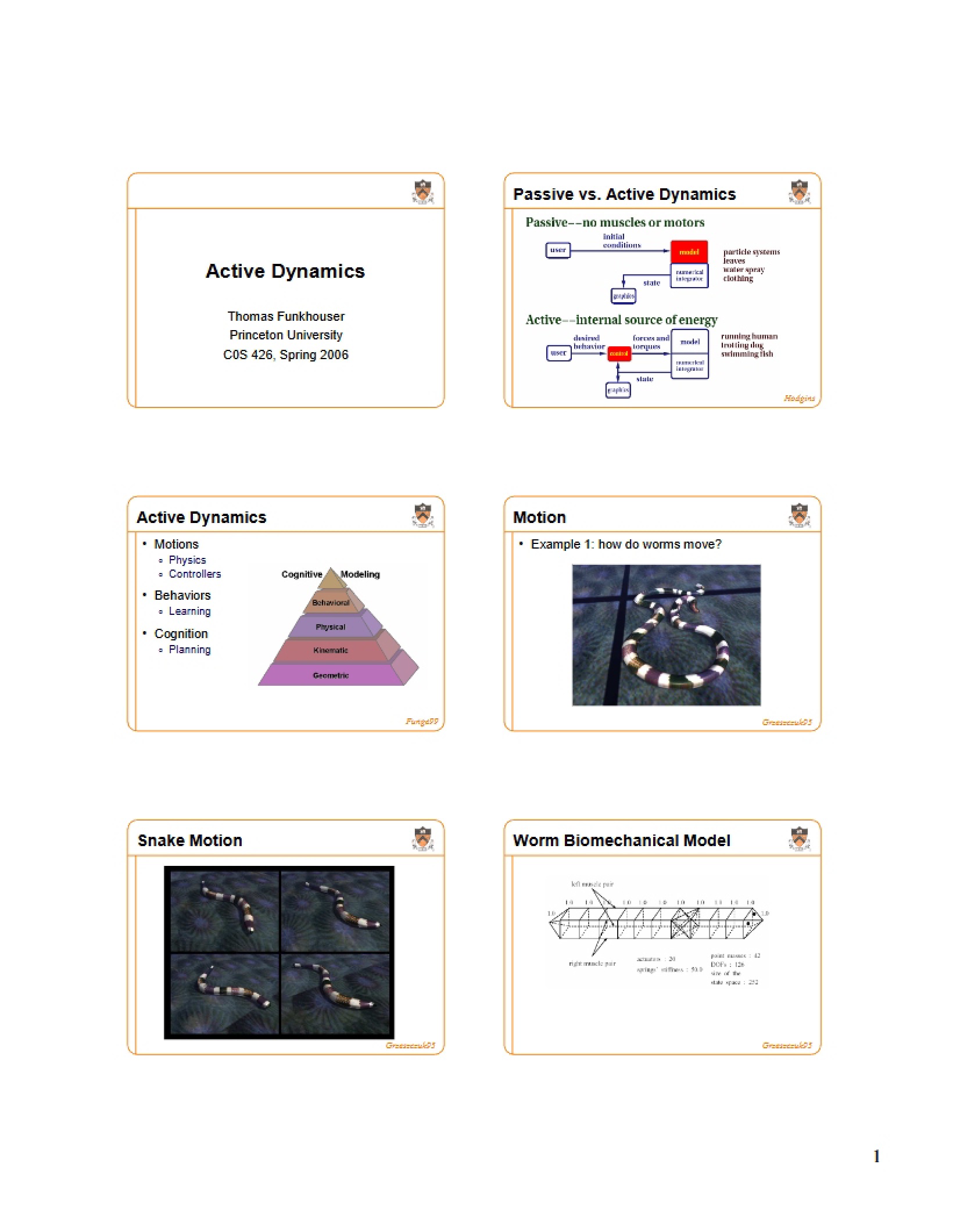 Dynamics, Active