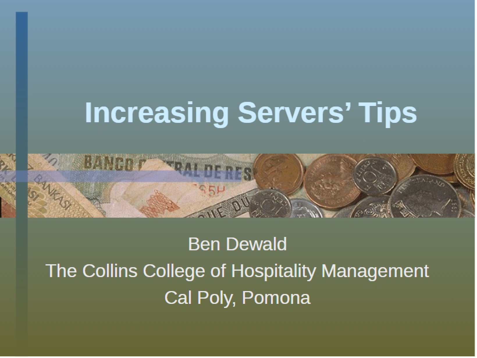 Boosting Server Gratuities