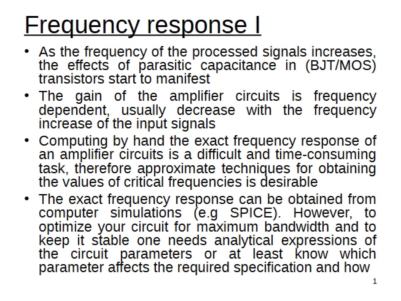 Electronics II Notes