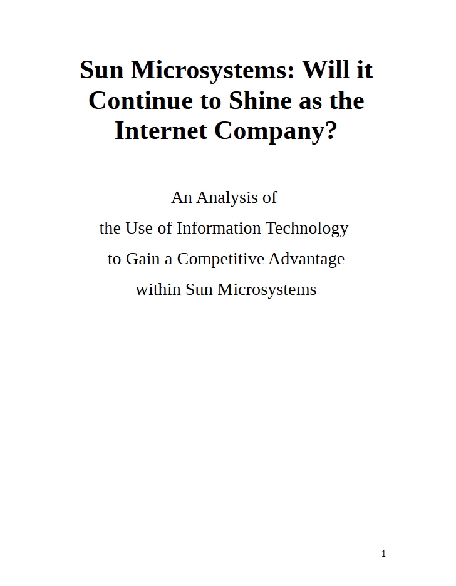 ATP Sun Microsystems