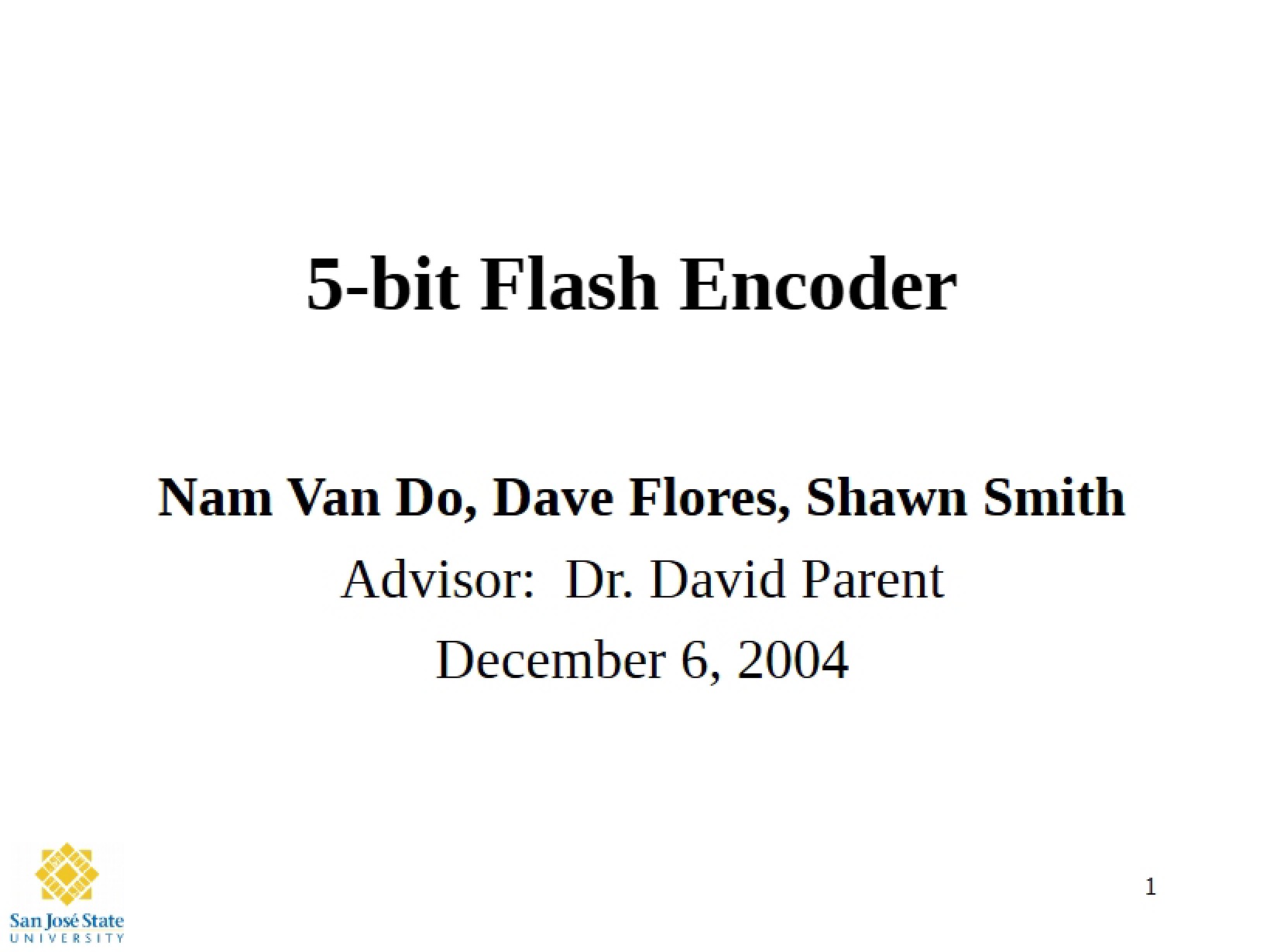 Flash Encoder (5-Bit)