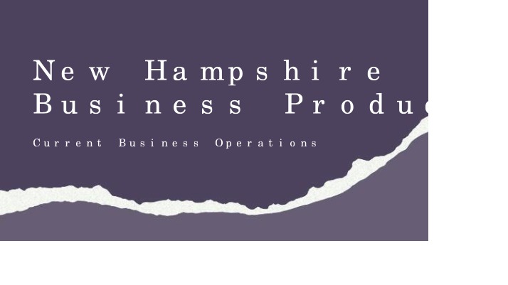 New Hampshire Business Products - Sales Growth and Operations Analysis