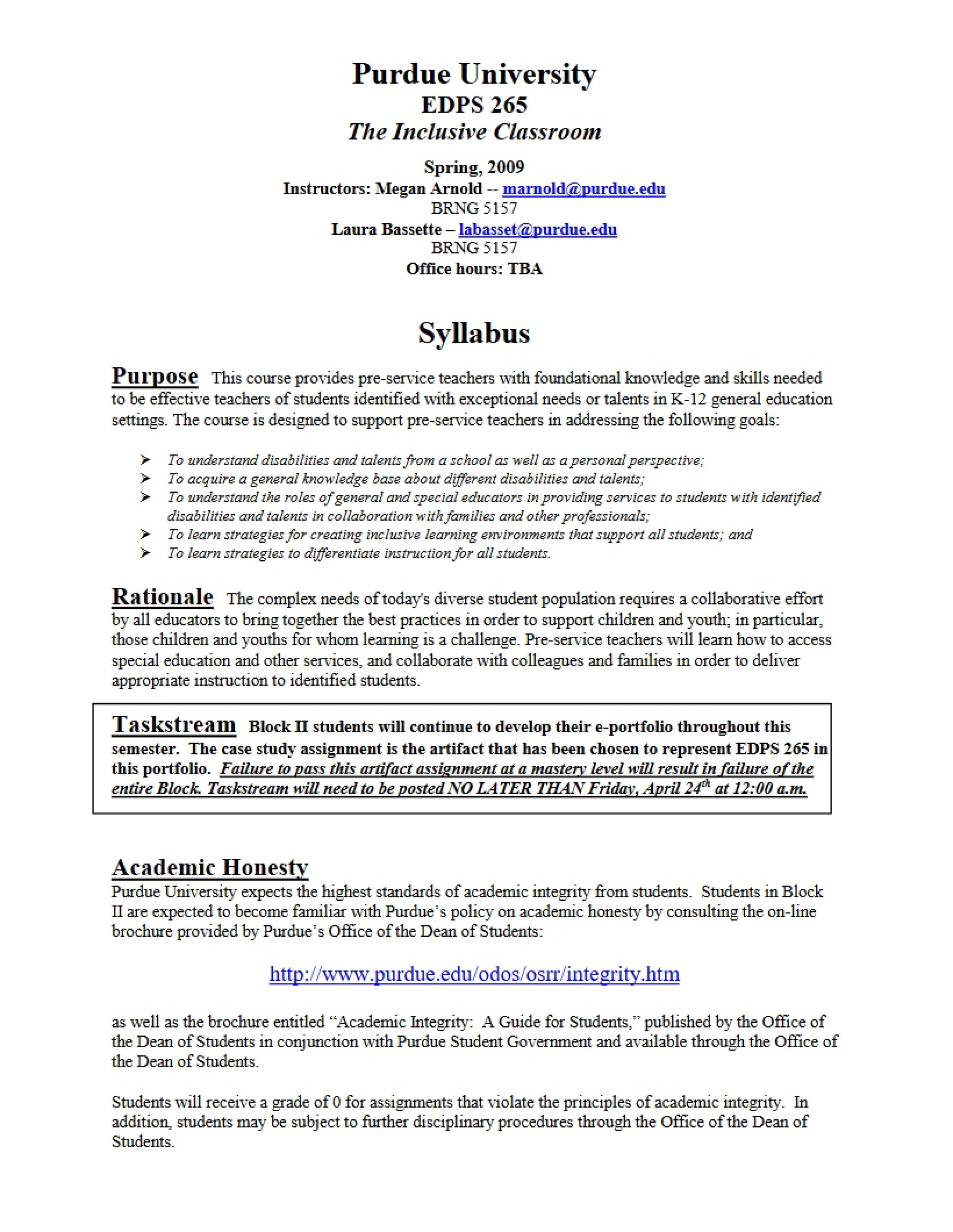 Syllabus