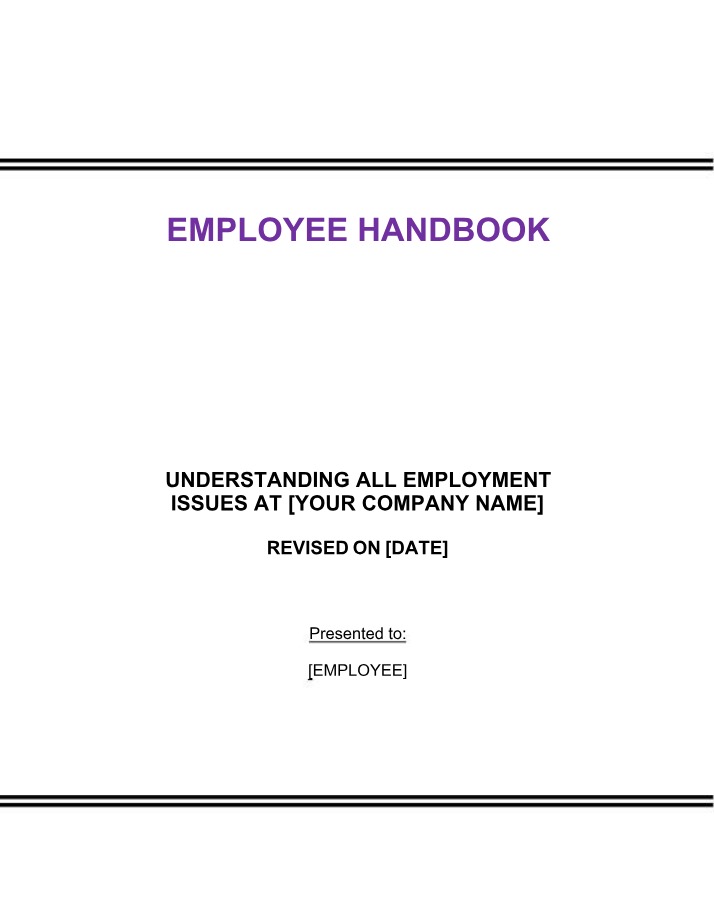 Employment Issues - Employee Handbook