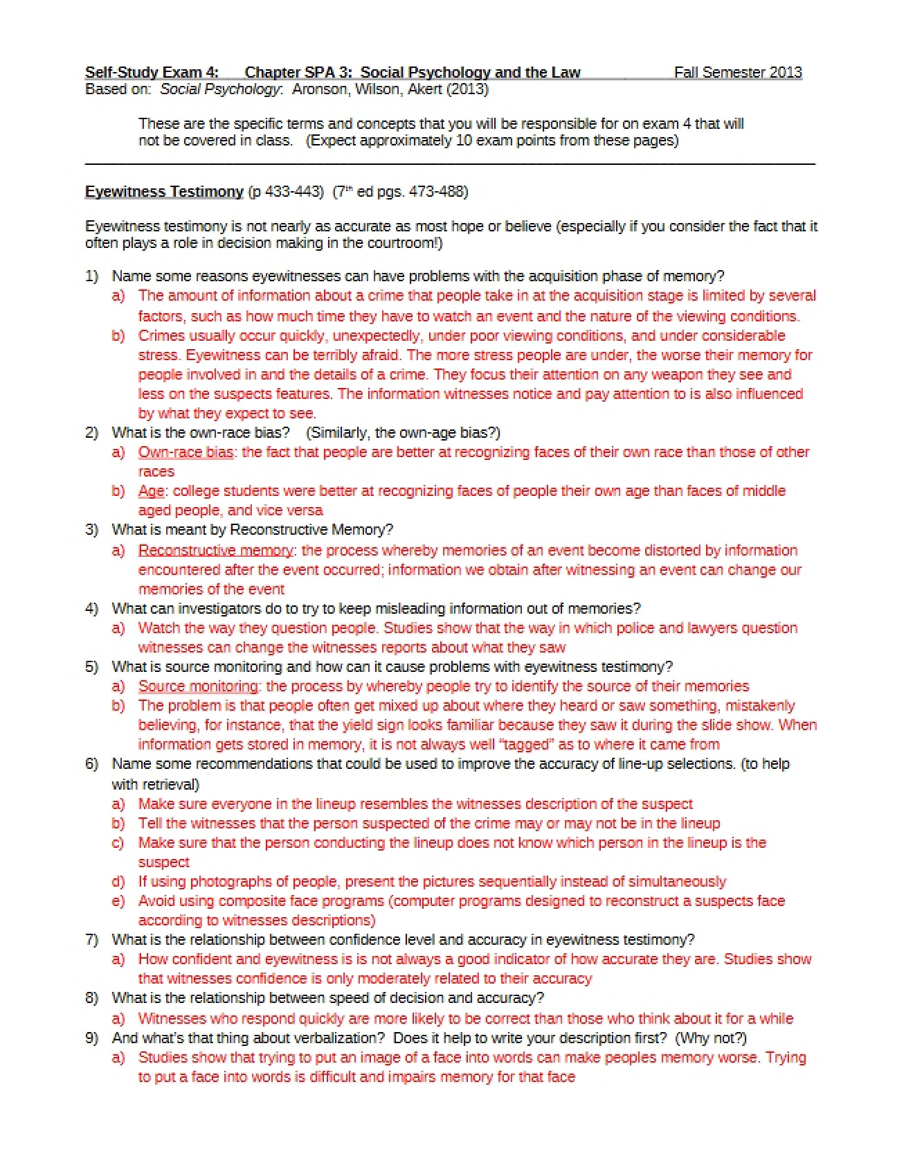 Intersection of Law and Social Psychology Special Chapter Three