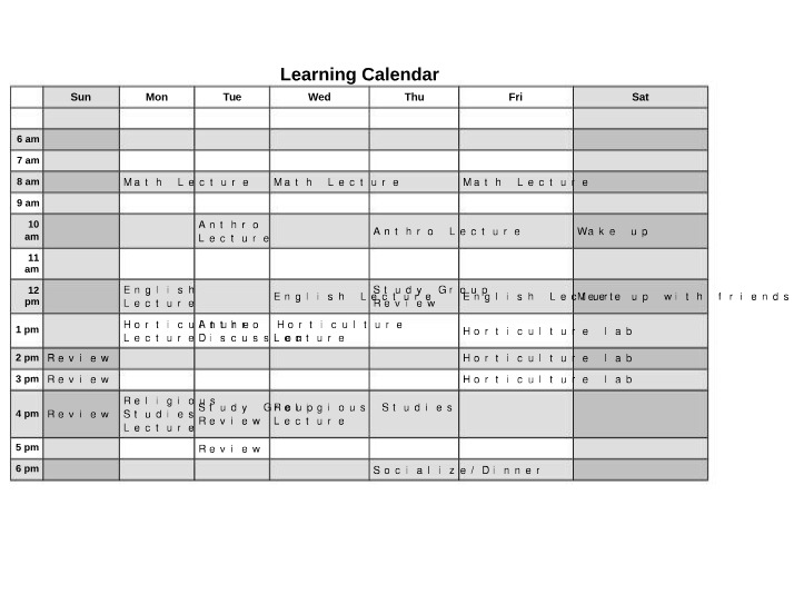 MATHMISC Learning Calendar