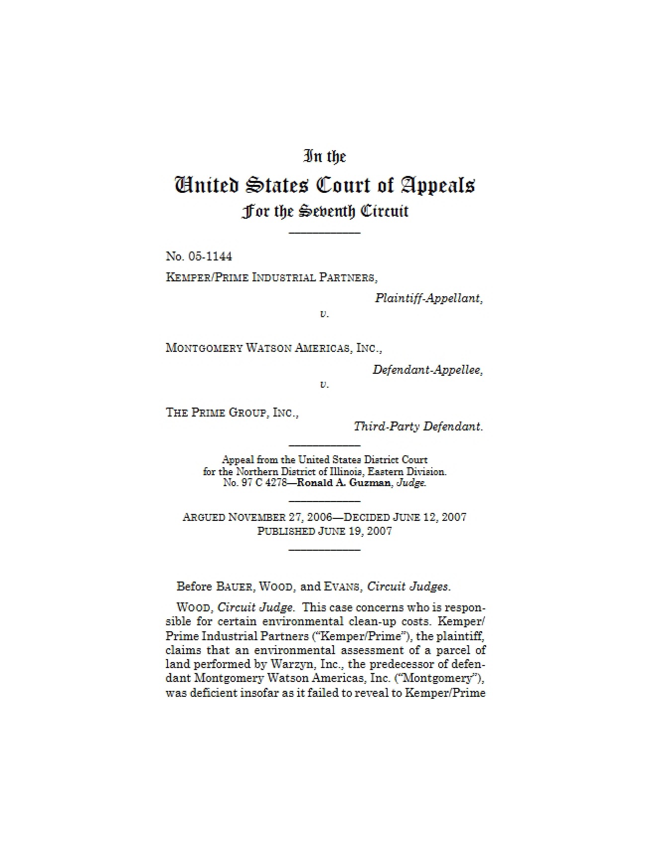 Recoverable Damages in Environmental Case