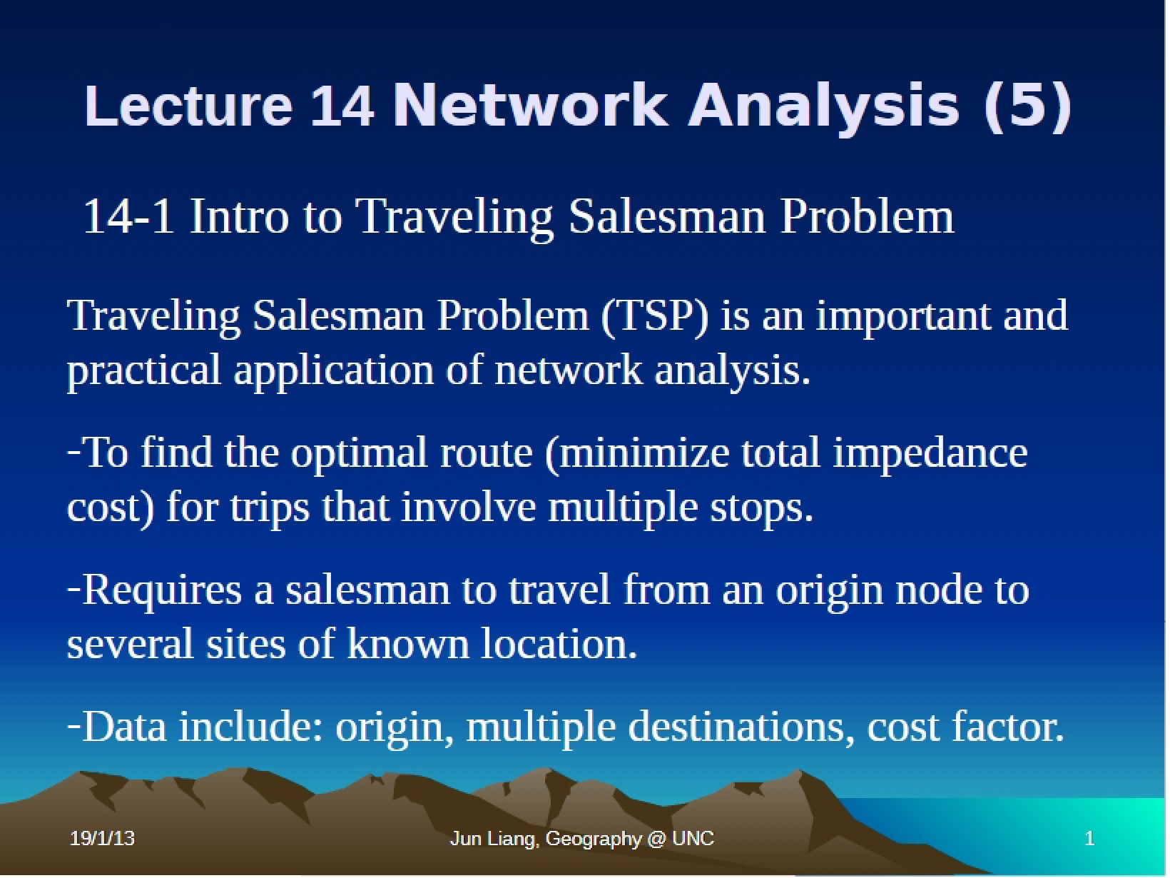 Network Analysis Lecture 14