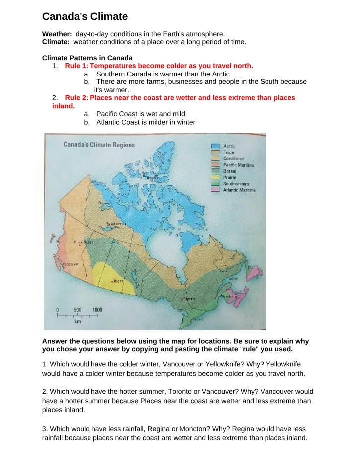 Canada's Climate by Rayan Fawaz