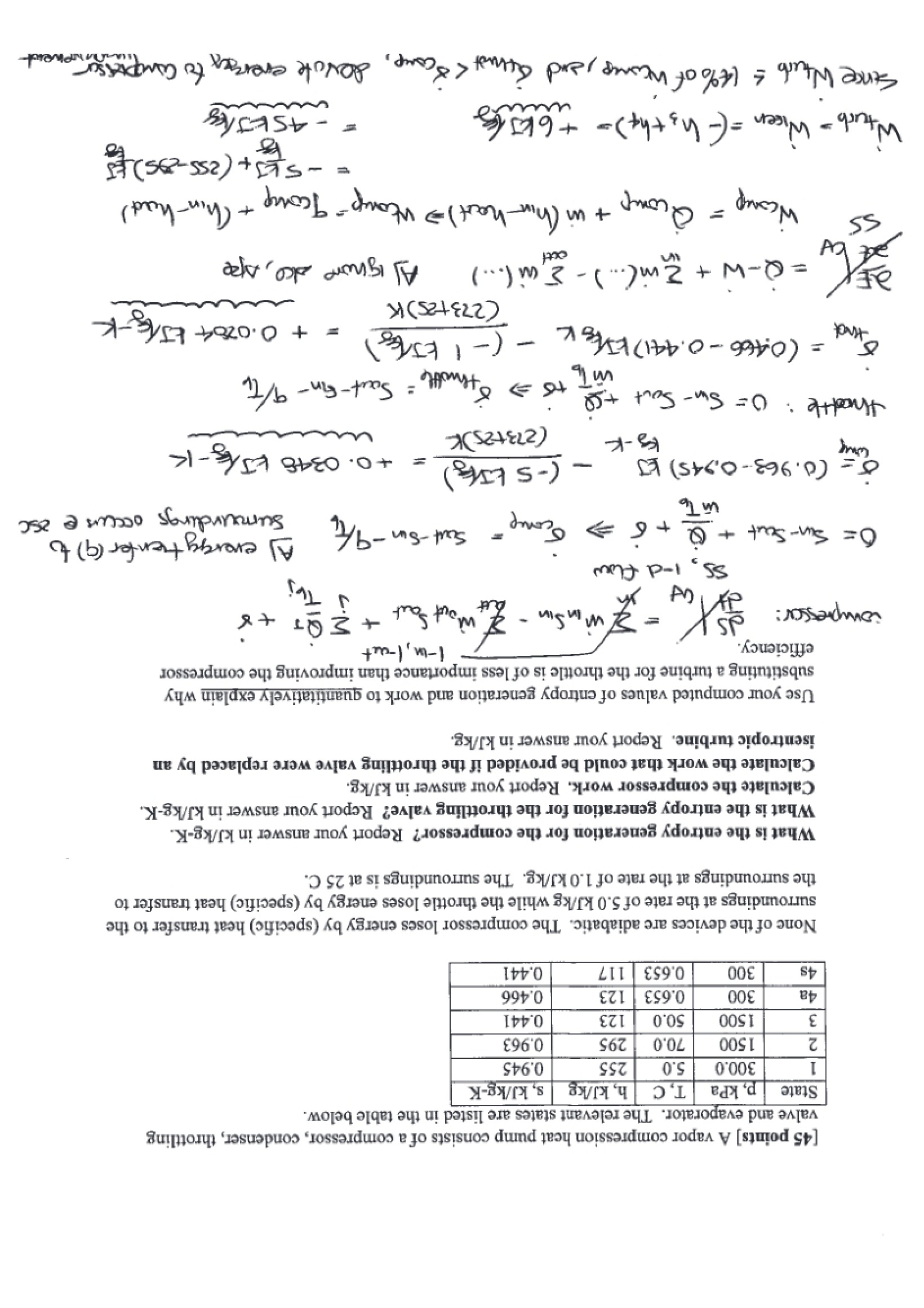 Exam Three Solutions