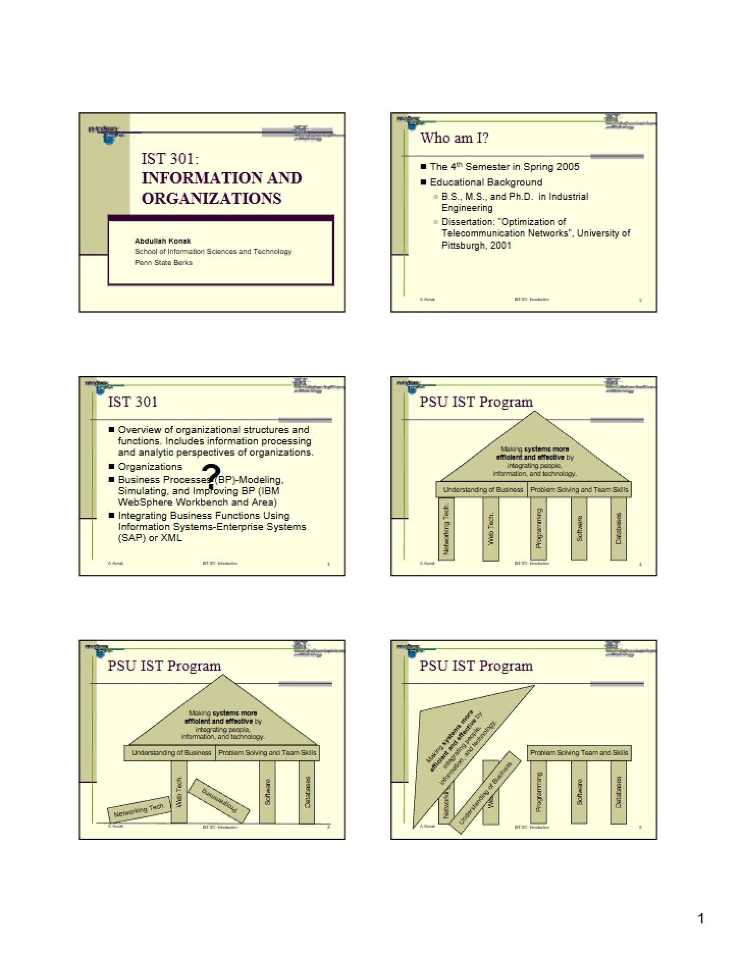 Organizations and Information