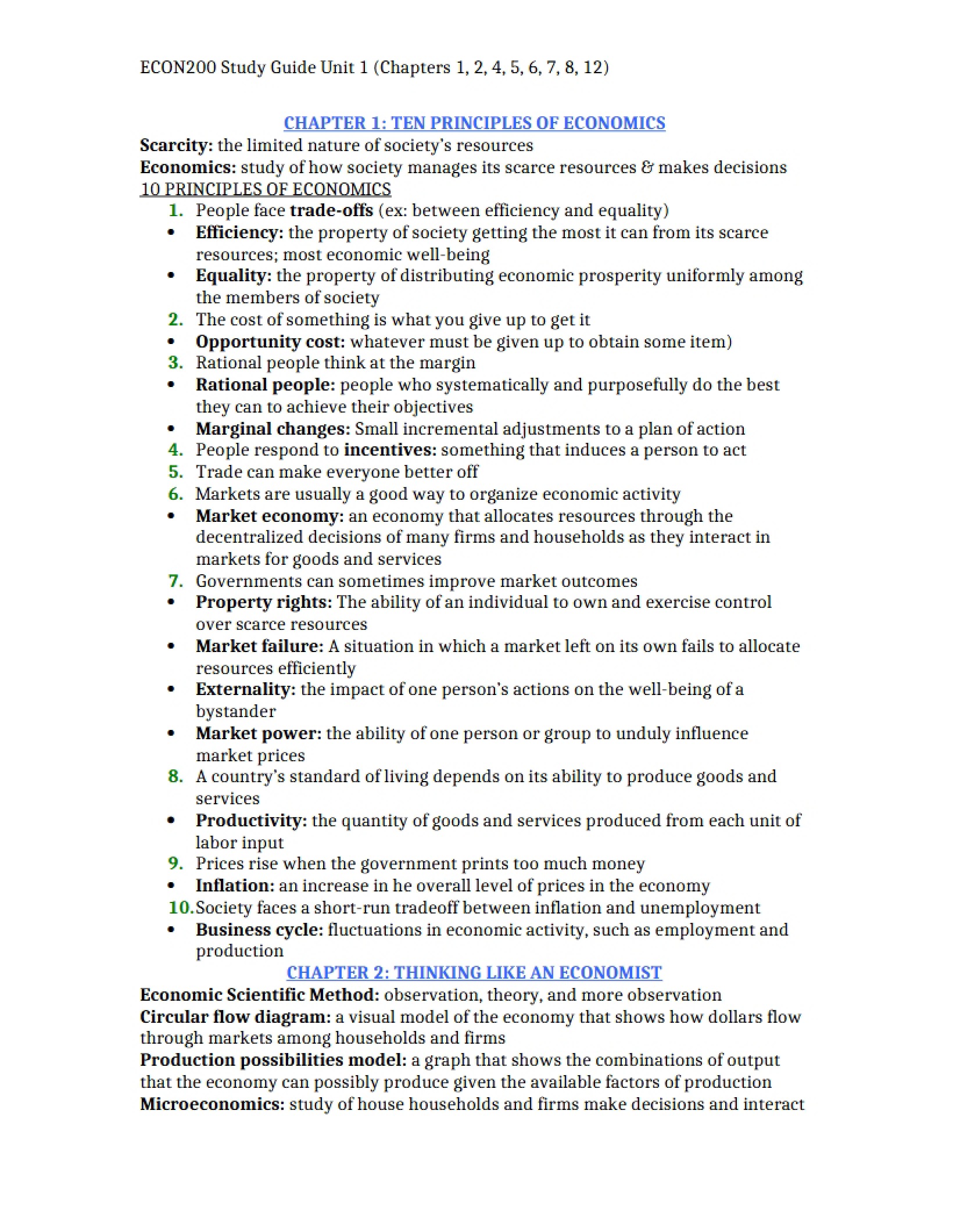 Chapter 01 Principles of Economics
