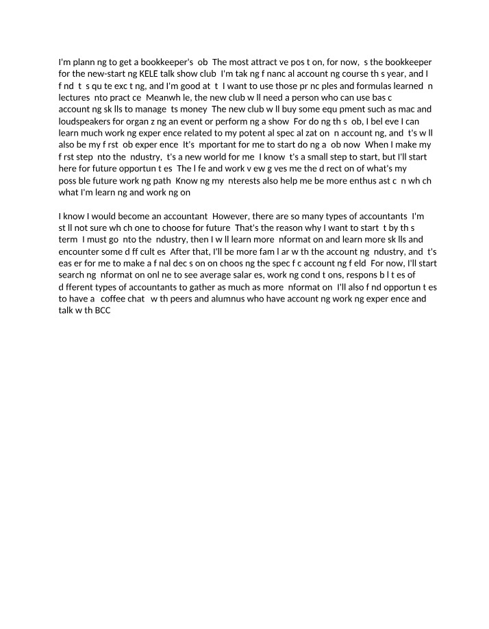Entry 1 - Goal Setting
