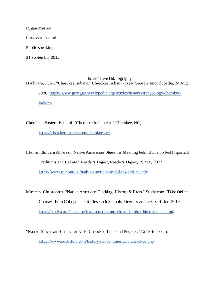 Bibliography - Informative