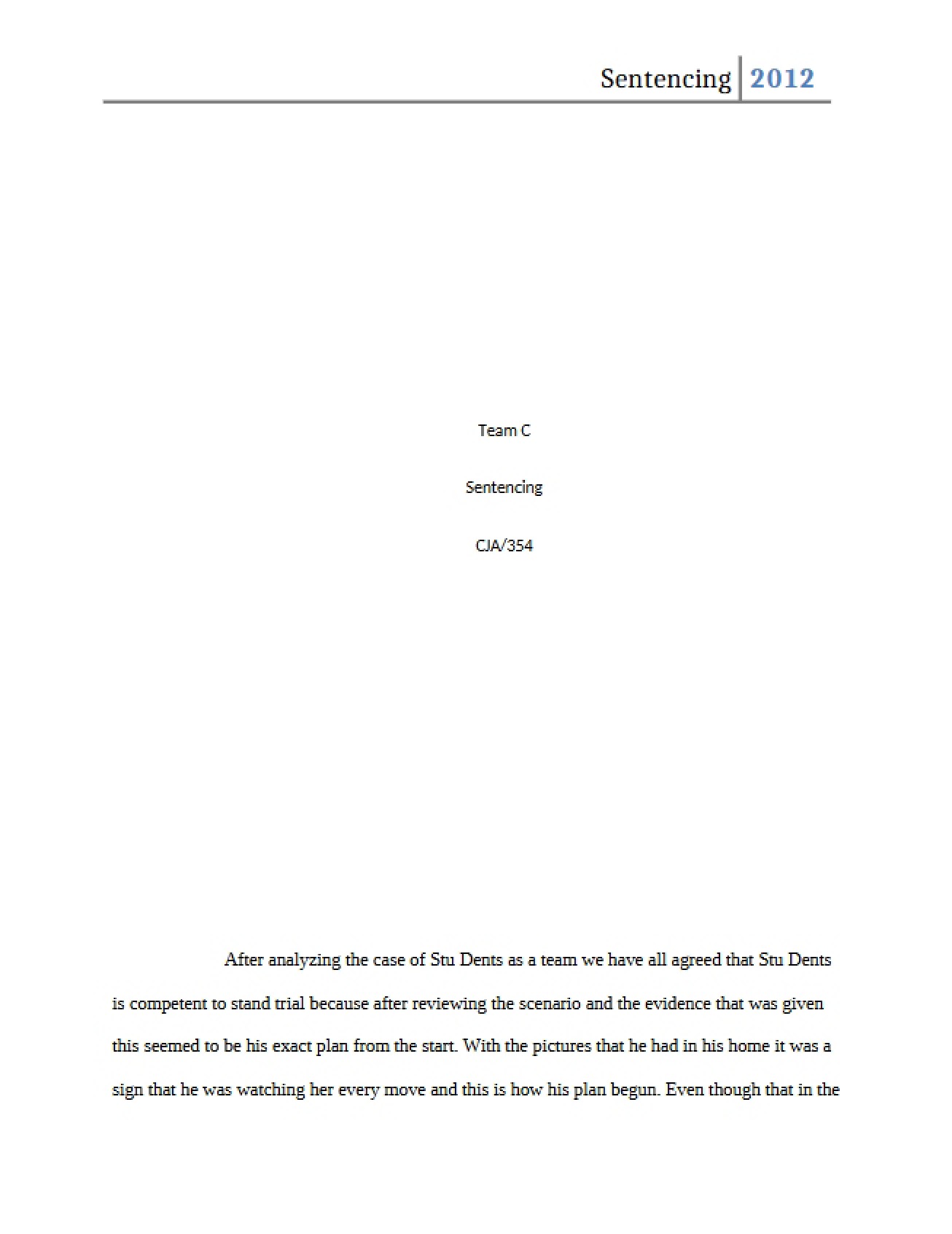 Criminal Law Paper