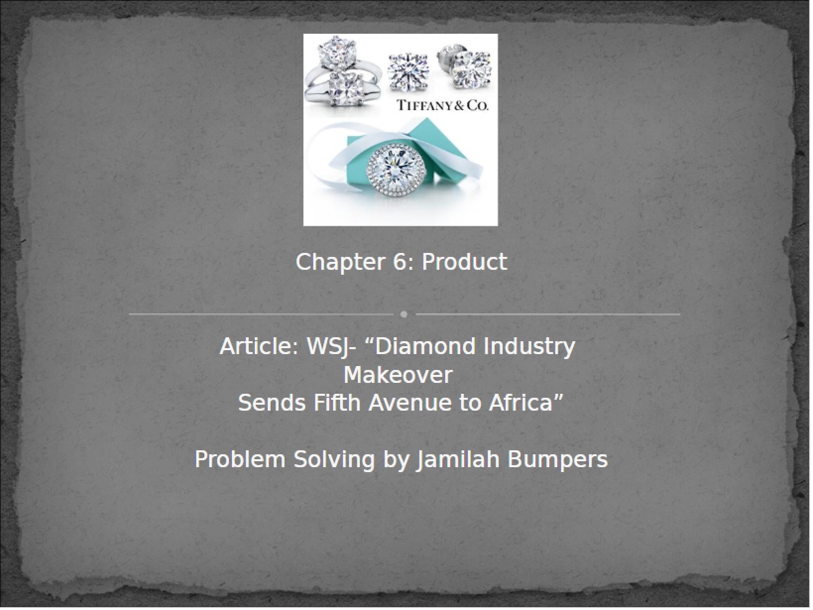 Product Chapter Six