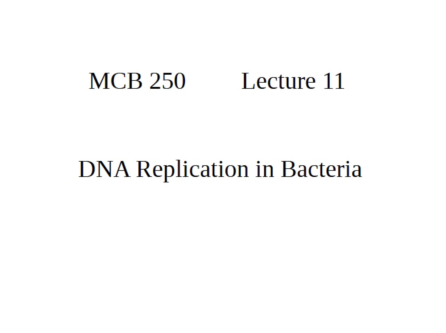 Lecture Note 11