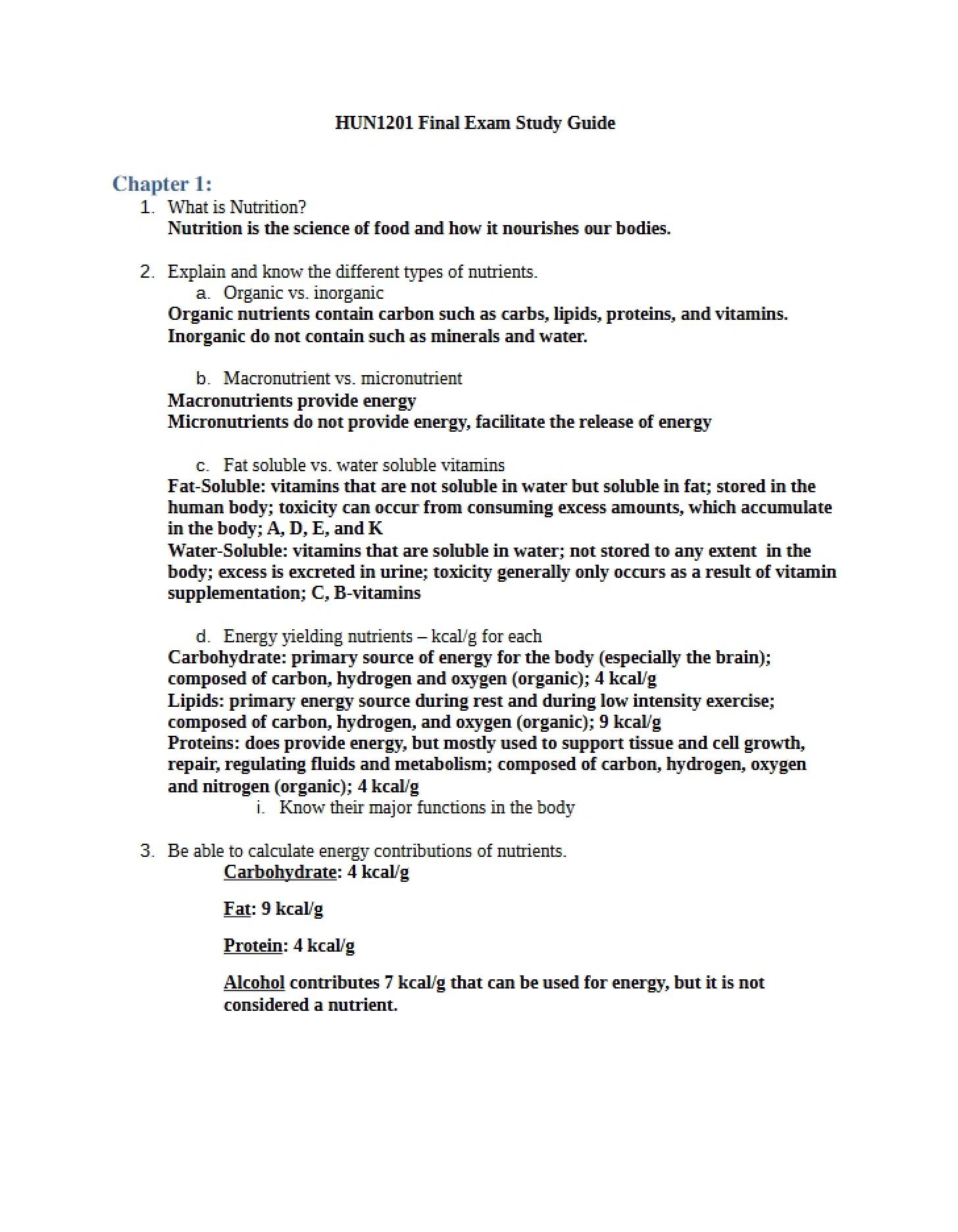 Capstone Examination