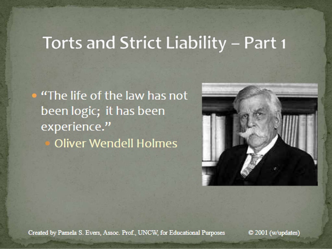 Strict Liability and Torts