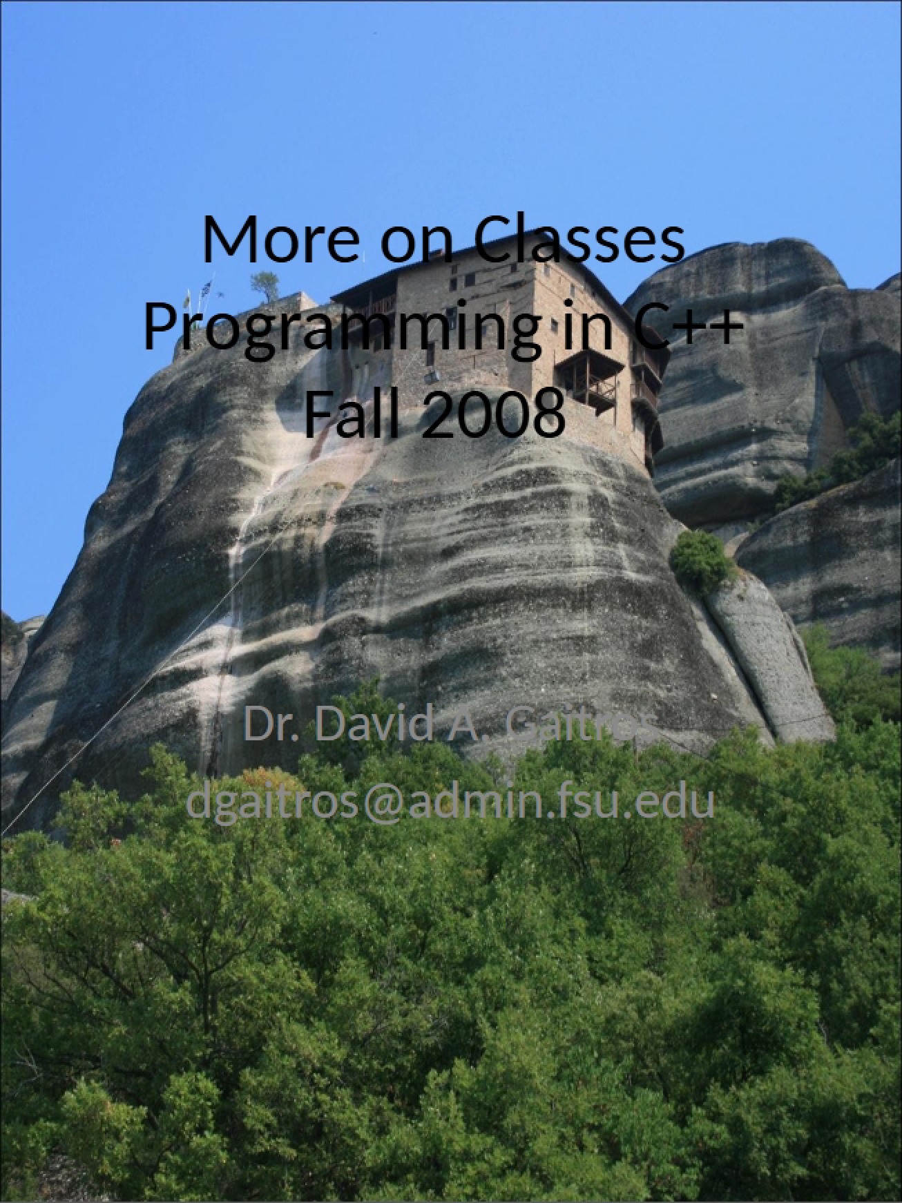 Object-Oriented Programming Lecture Materials, Part Two