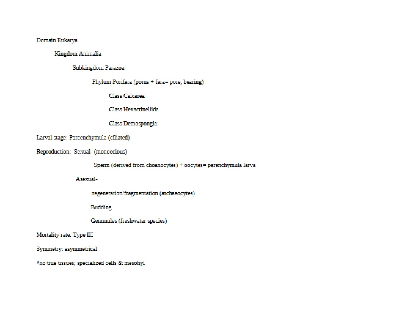 Overview of the Domain Eukarya