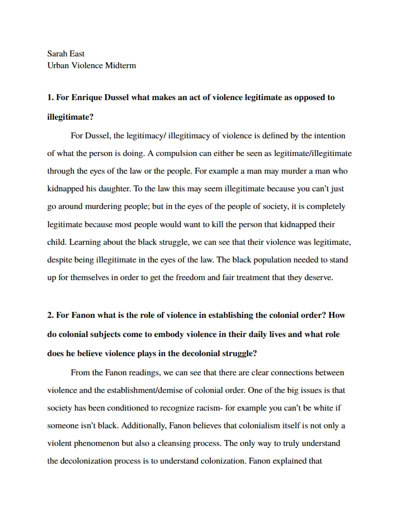 Midterm Africology (East)
