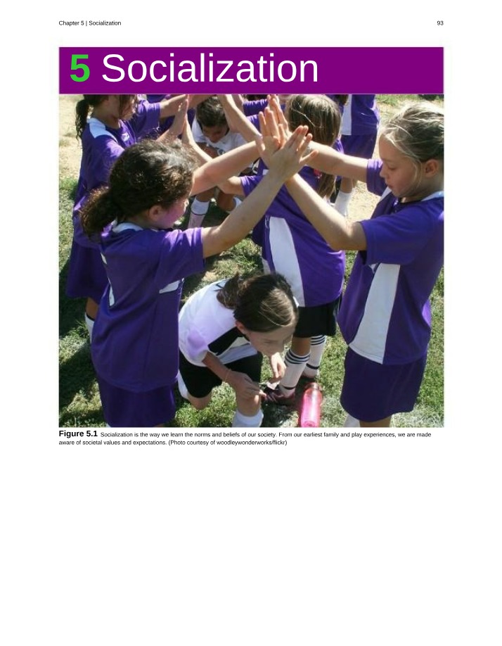 Notes on Socialization