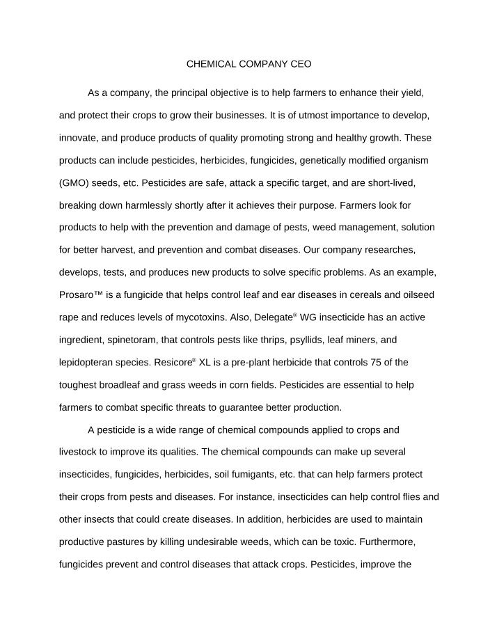 Crop Yield and Protection - Role of Pesticides and GMOs