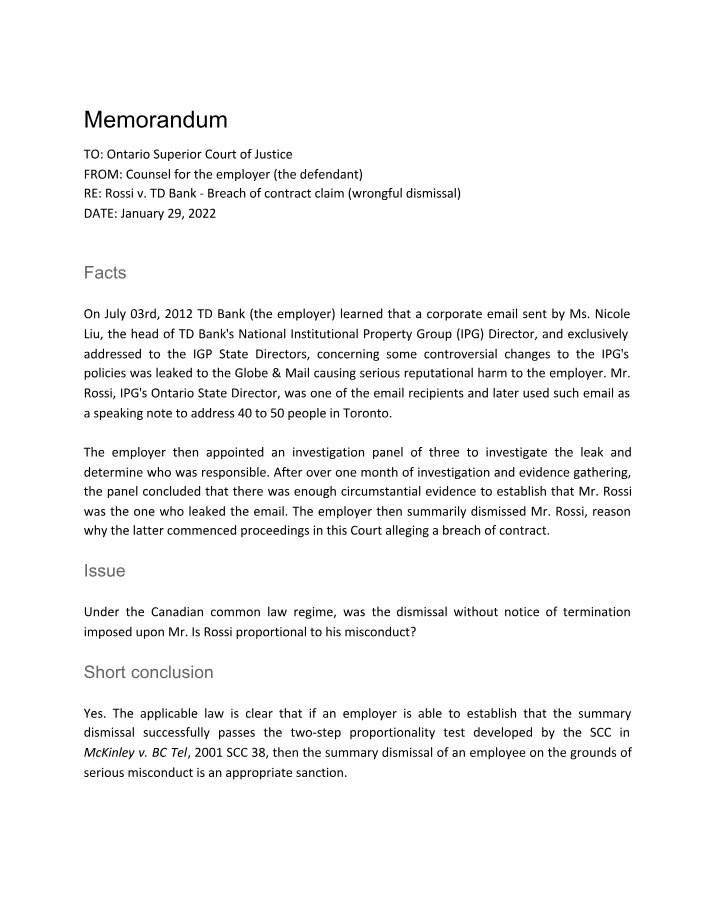 Proportional Dismissal in Breach of Contract Claims