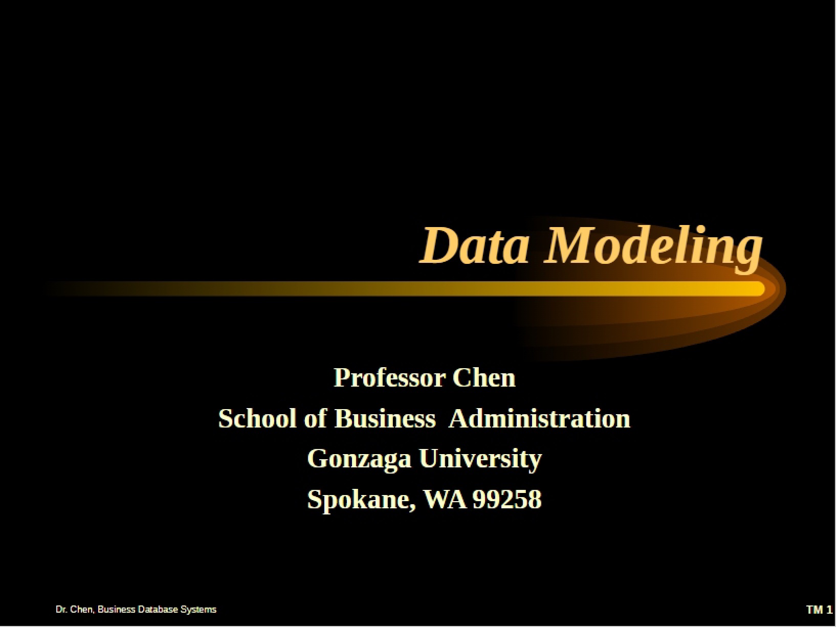 Modeling of Data