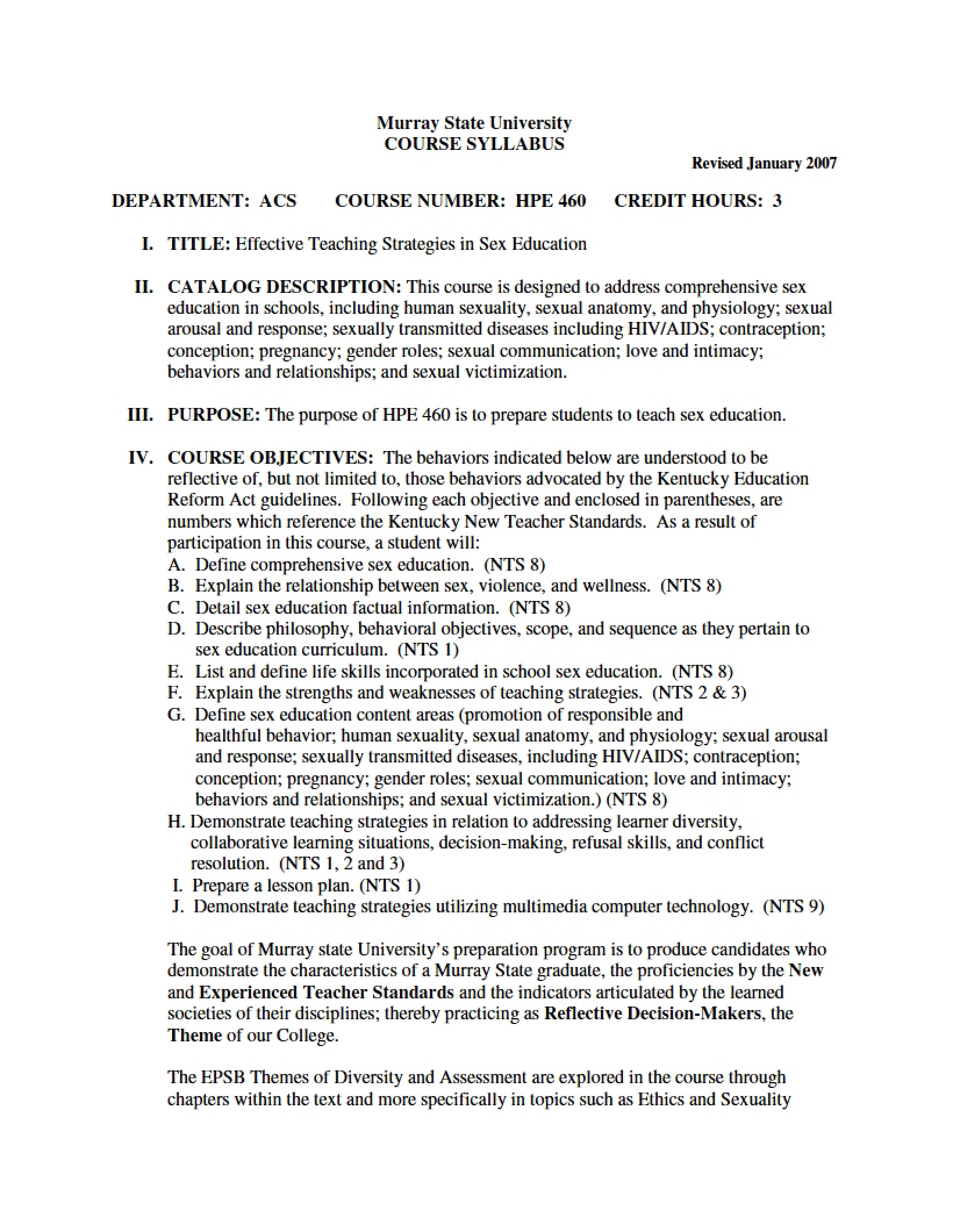 Syllabus