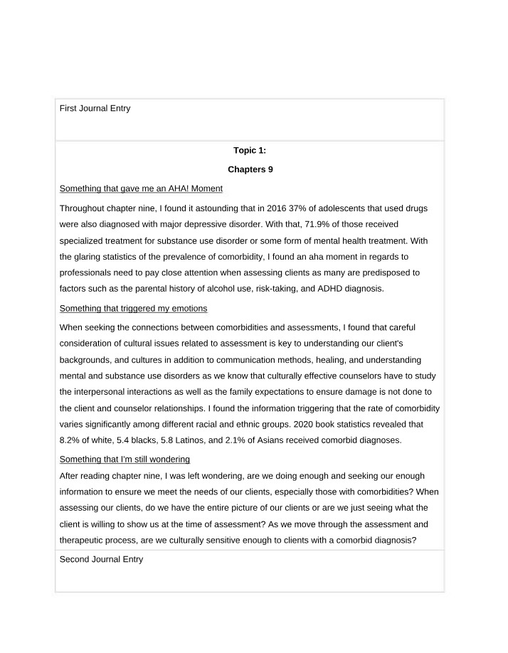 Understanding Comorbidity in Adolescents with Substance Use