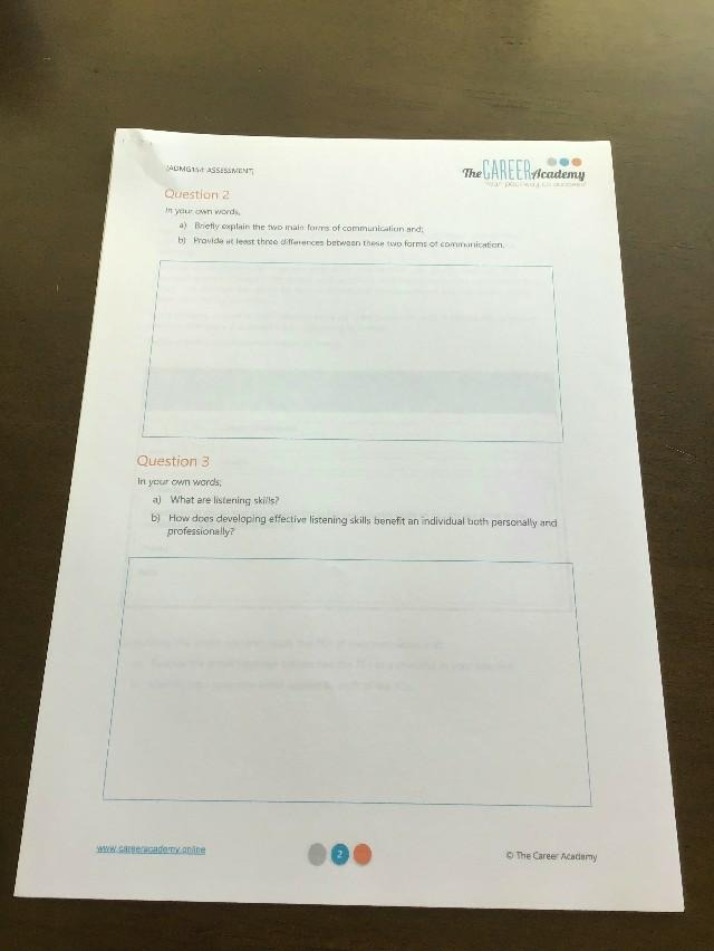 Communication Forms and Differences Assessment