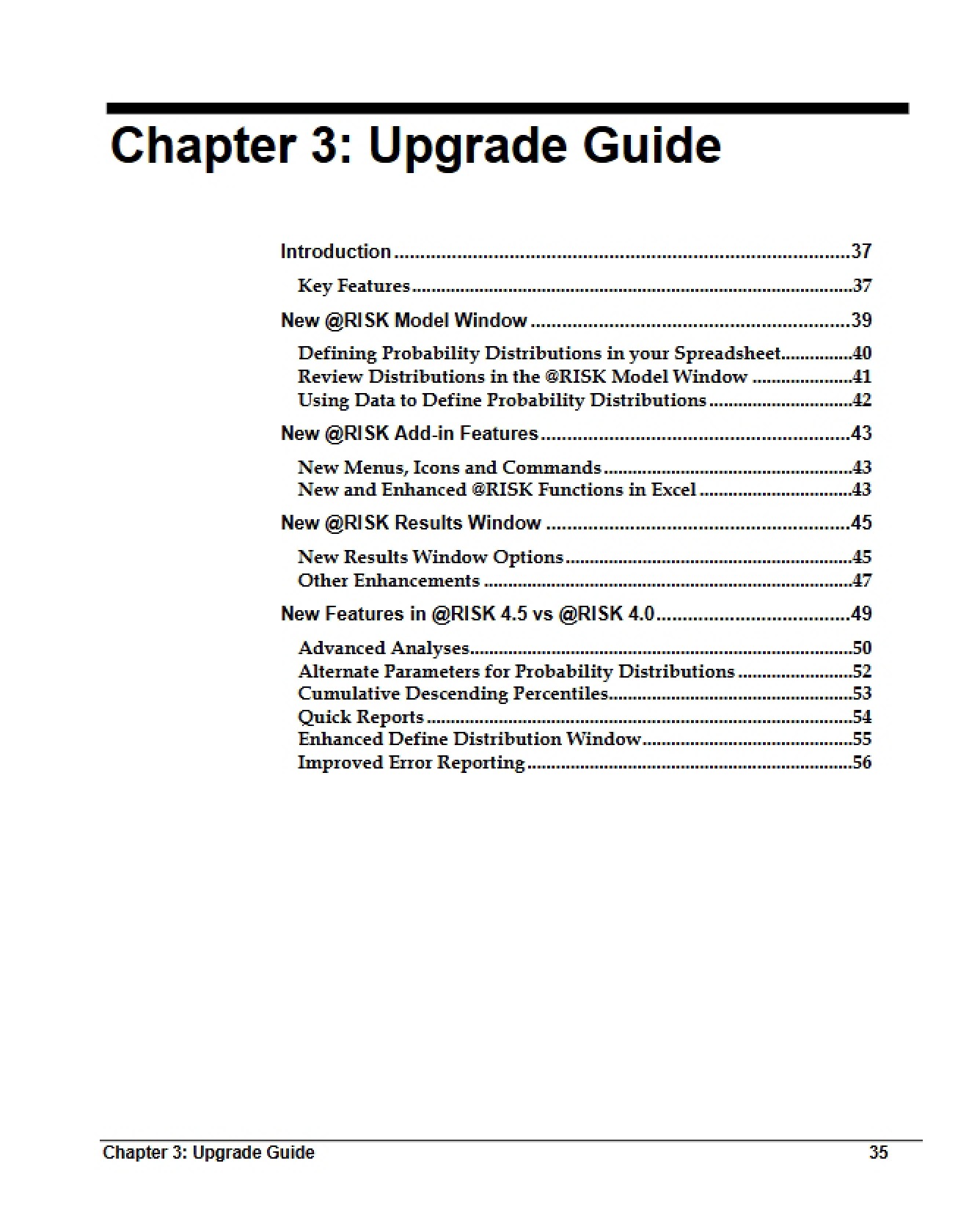 Upgrade Guide for Chapter Three