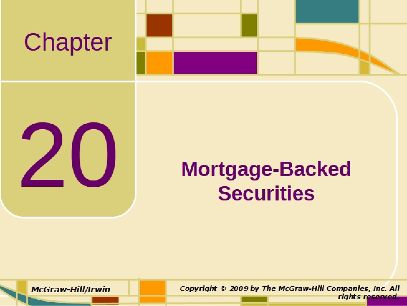 Securities Backed by Mortgages