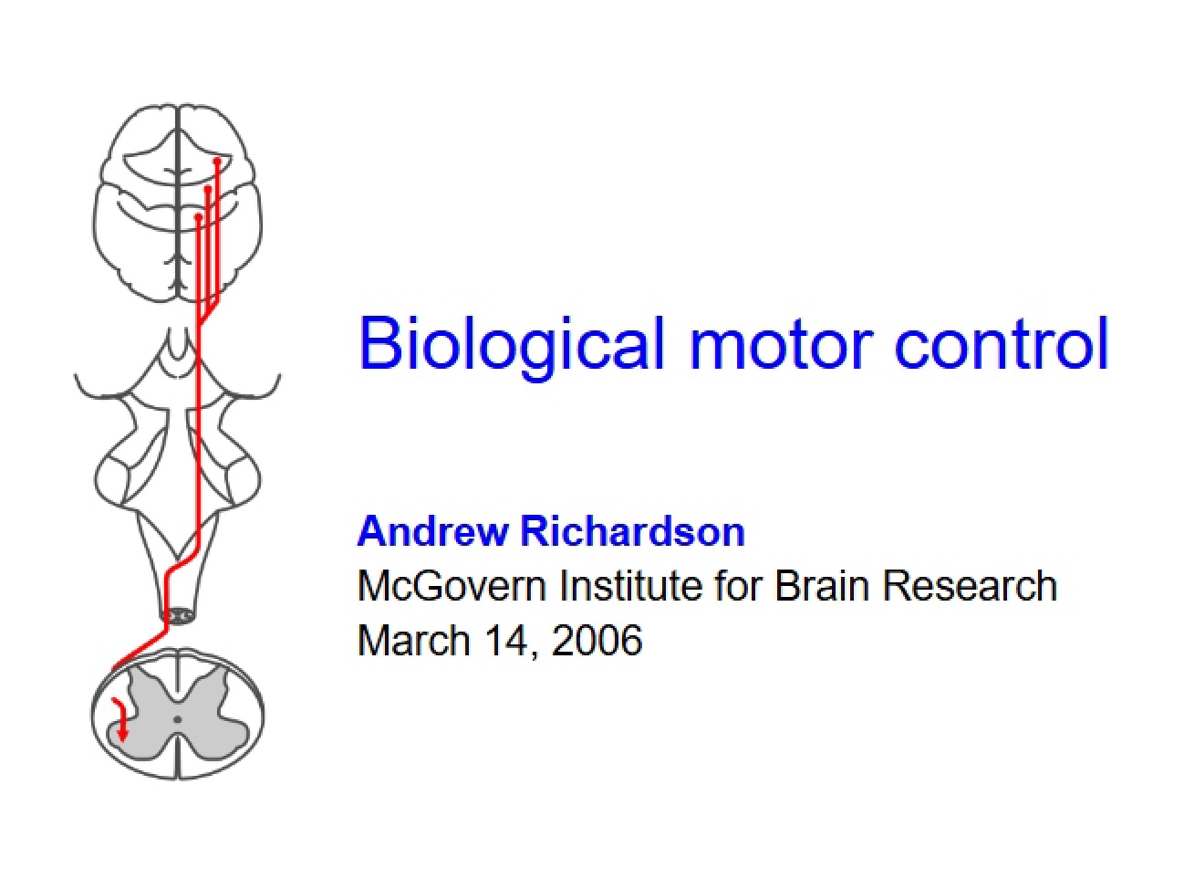 Motor Control (Biological)