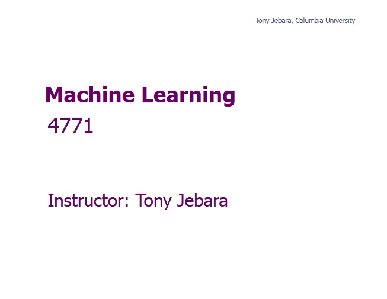 ML Concepts (Part 1)