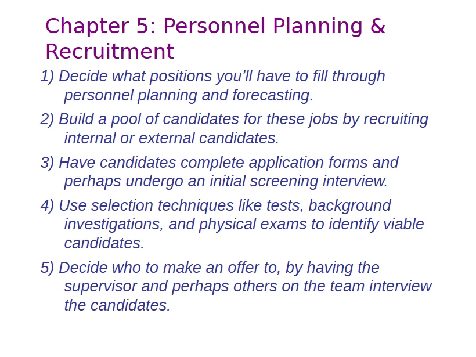 HR Management Study Notes