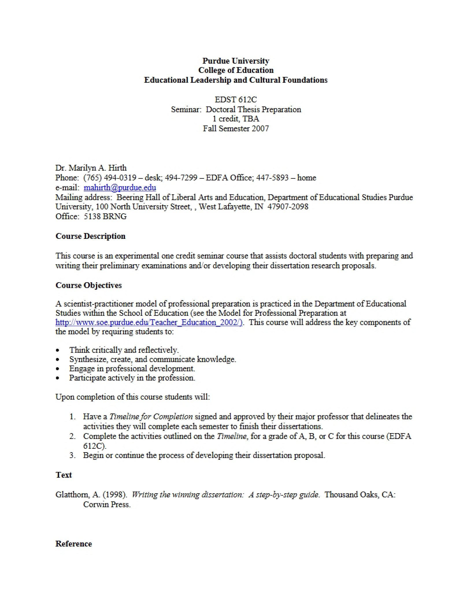 Syllabus