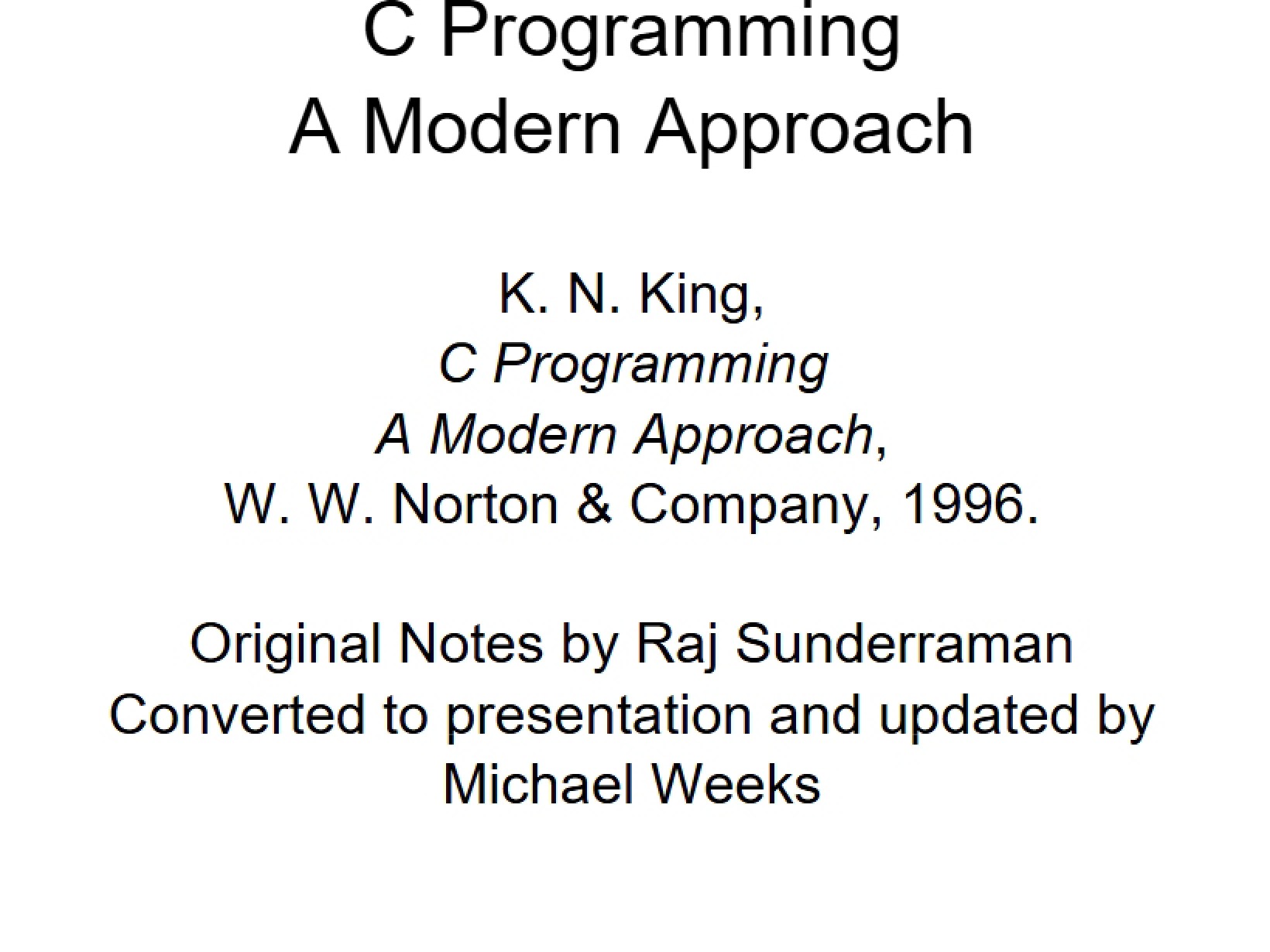 System-Level Programming Chapter C