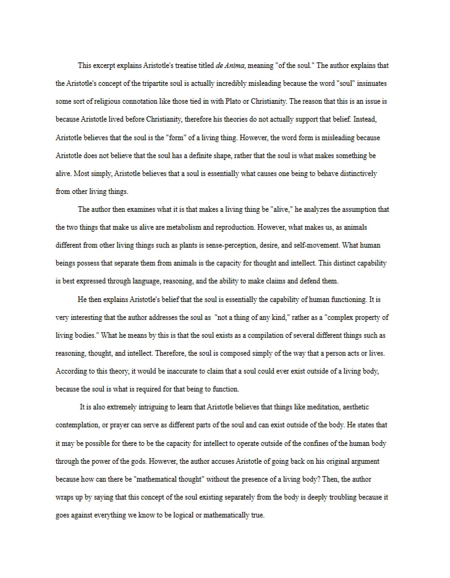 Second Course Summary