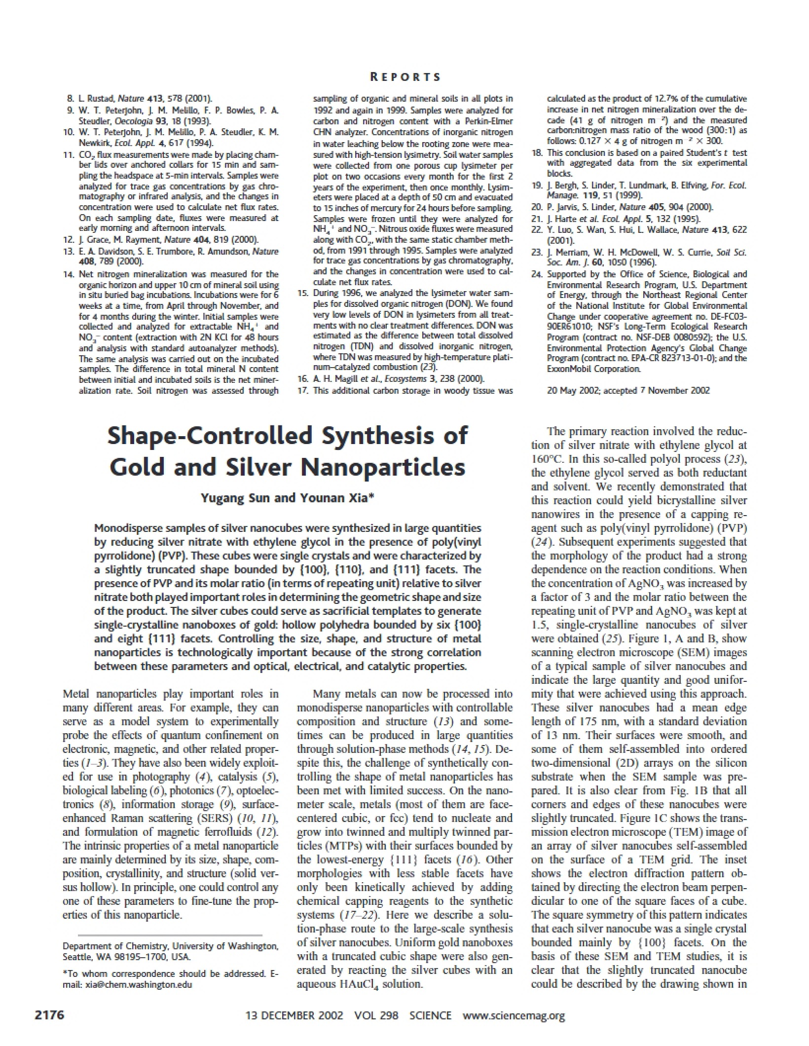 Reports and Findings