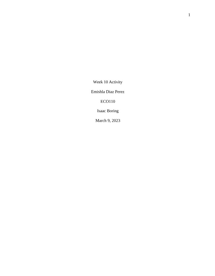 Week 10 Activity