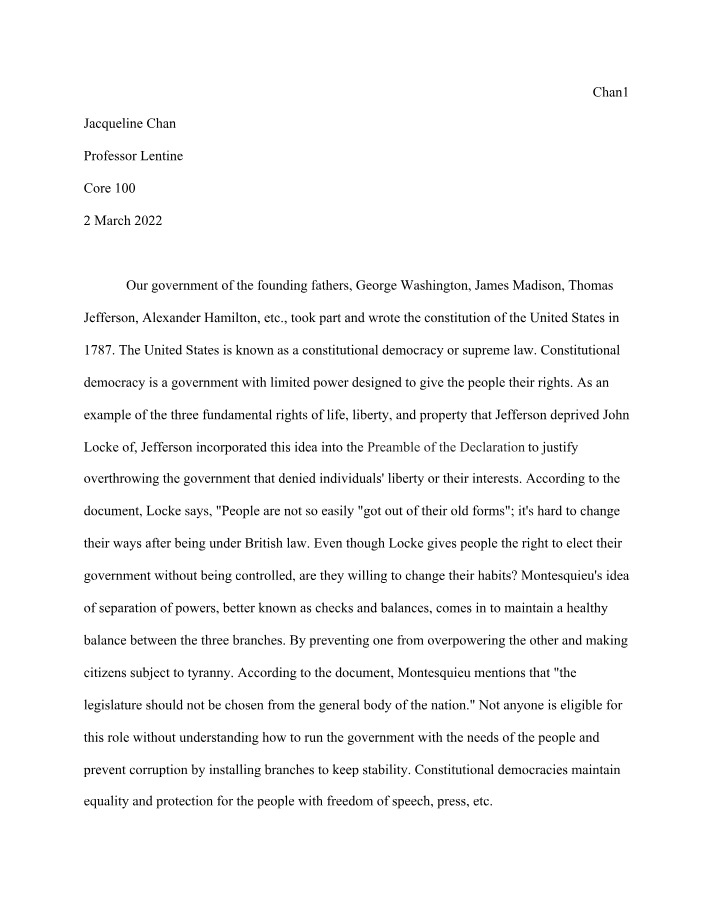 Essay for Unit 1