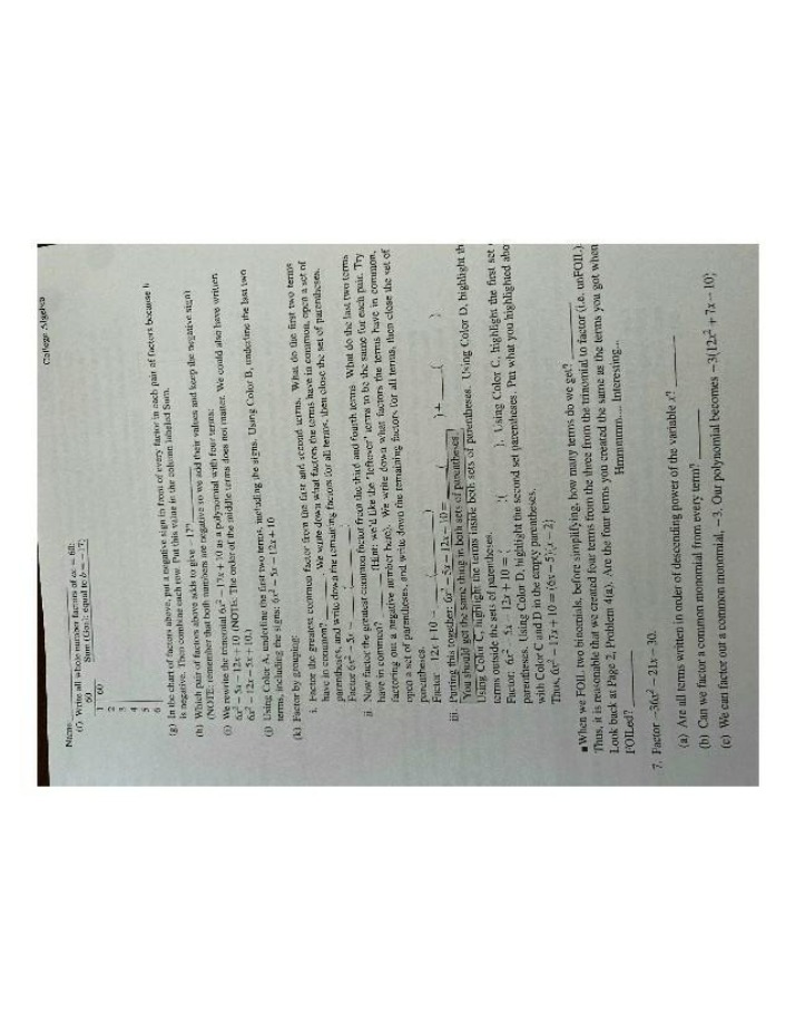 MATH1314 College Algebra Image