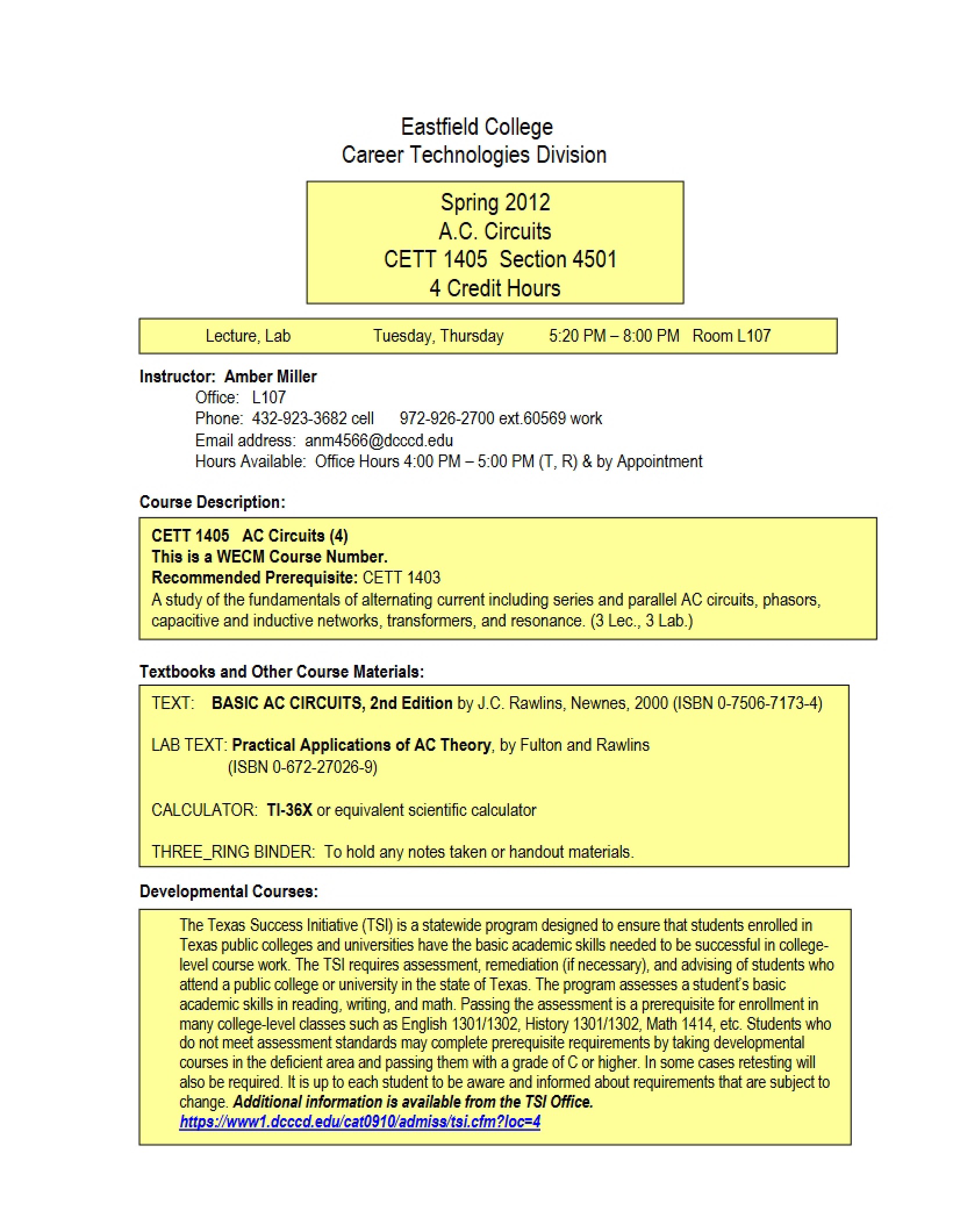 Syllabus
