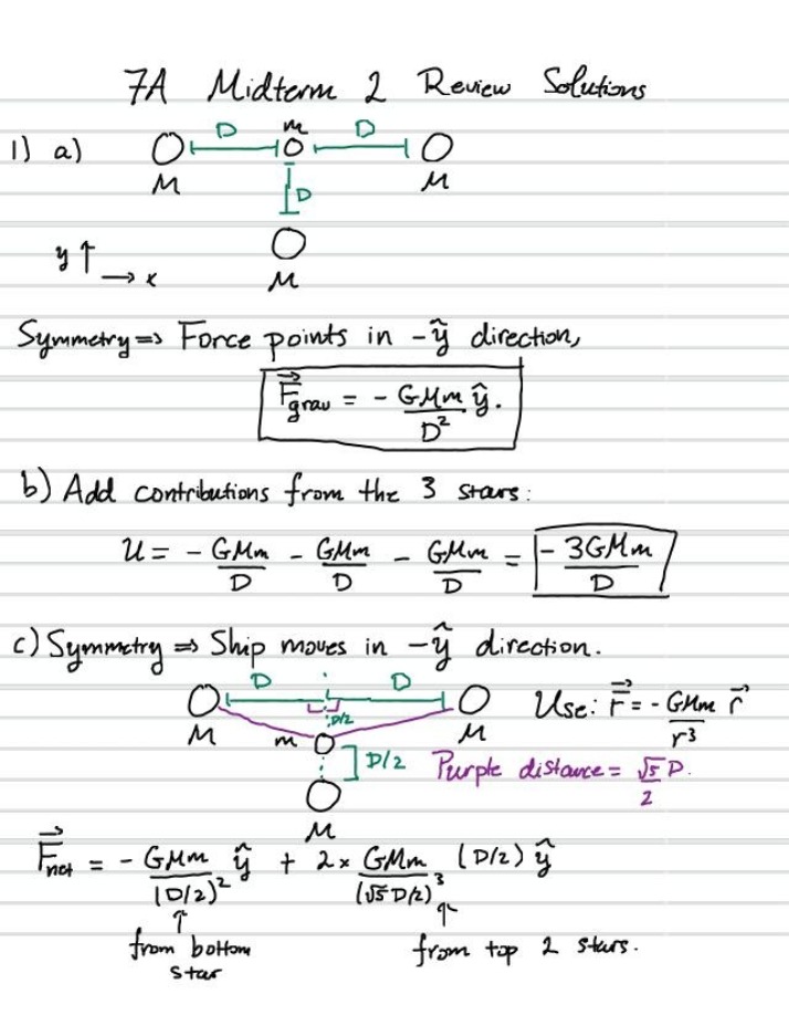 Solutions for Midterm 2 Review