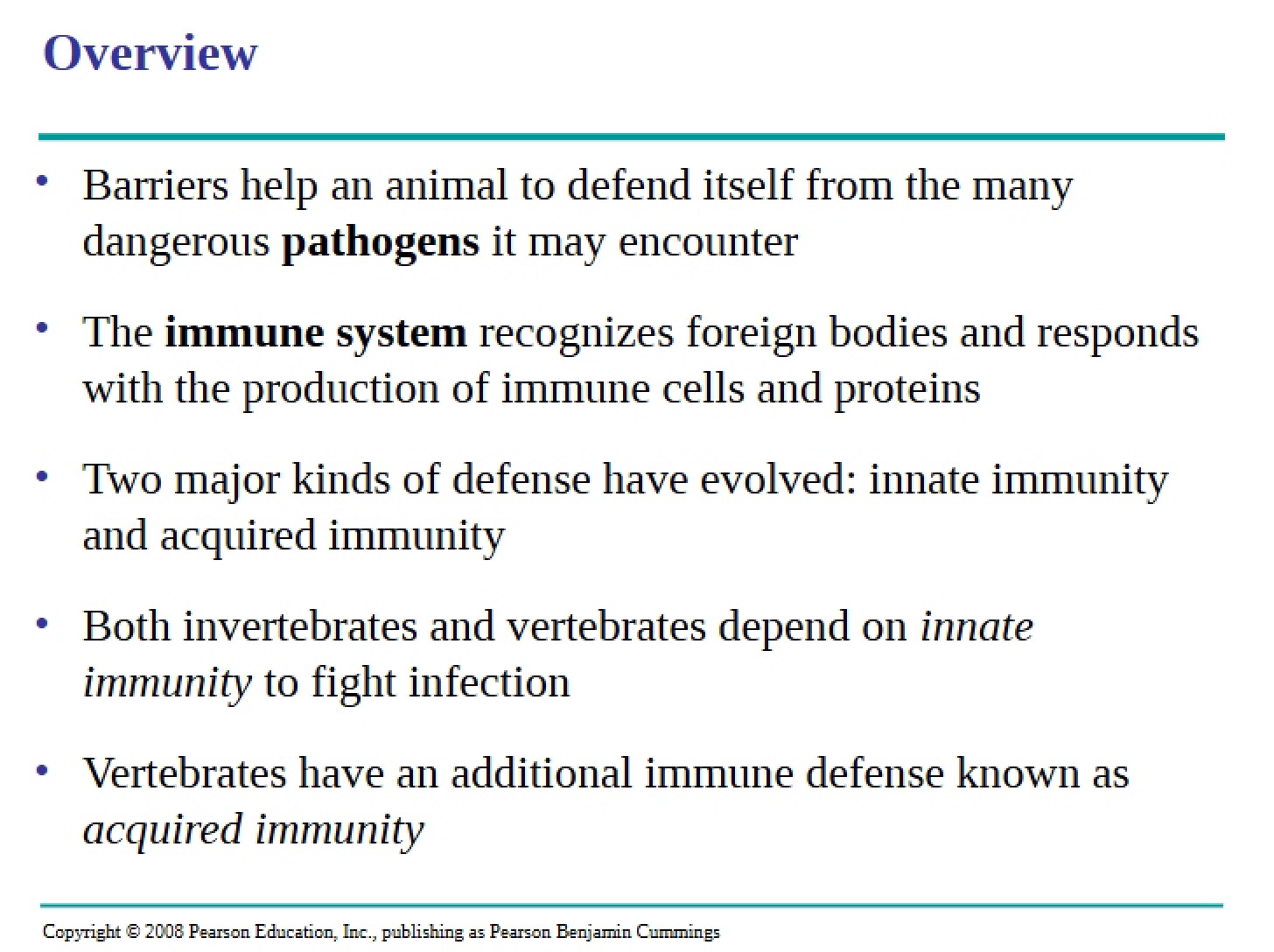 Immune System Analysis
